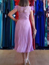 Lace Feather Design Women's Evening Dress