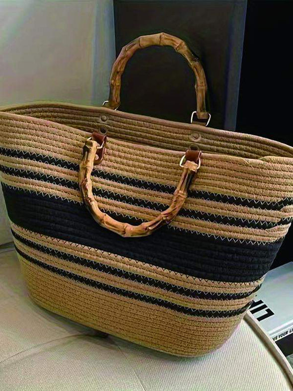 Women's woven handbag